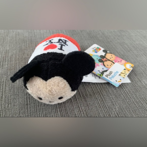 Disney Tsum Tsum Mini Stackable Plush MICKEY MOUSE I love NY - Picture 5 of 5